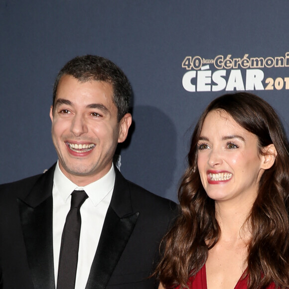 Charlotte Le Bon et son compagnon Ali Baddou - Photocall de la 40ème cérémonie des César au théâtre du Châtelet à Paris. Le 20 février 2015