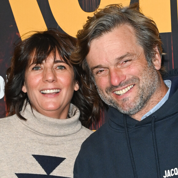 Estelle Denis et son compagnon Marc Thiercelin - Avant-première du film "Mon héroïne" au cinéma UGC Normandie à Paris. © Coadic Guirec/Bestimage