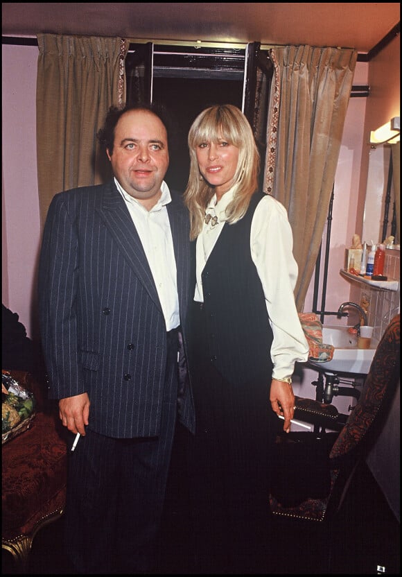 Jacques Villeret et sa femme Irina (archive)