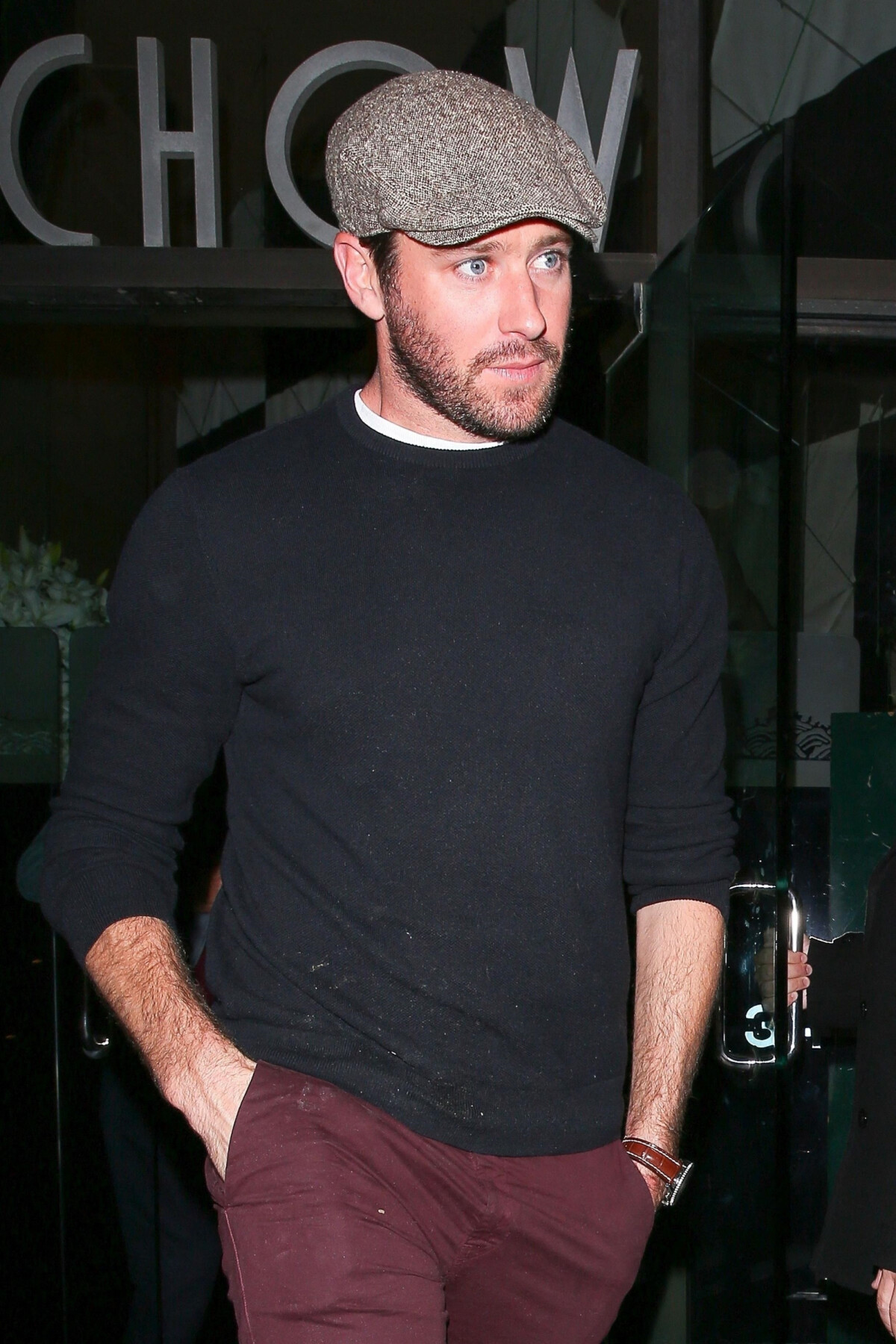 Photo Armie Hammer est allé dîner au restaurant Mr Chow à West Hollywood. Le 17 janvier 2018
