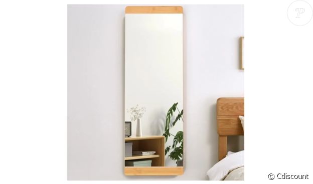 Le miroir mural rectangulaire