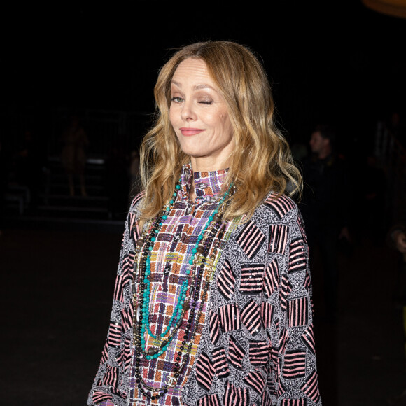 Vanessa Paradis - Front Row au deuxième défilé de mode Haute-Couture Chanel au Grand Palais Éphémère lors de la Fashion Week de Paris. © Olivier Borde/Bestimage