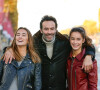 Exclusif - Rendez-vous avec Anthony Delon et ses filles Loup et Liv sur les Champs-Elysées à Paris, France, © Philippe Doignon/Bestimage