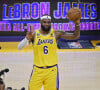 LeBron James bat un record sous les couleurs des Lakers. Photo : Jim Ruymen/UPI/ABACAPRESS.COM