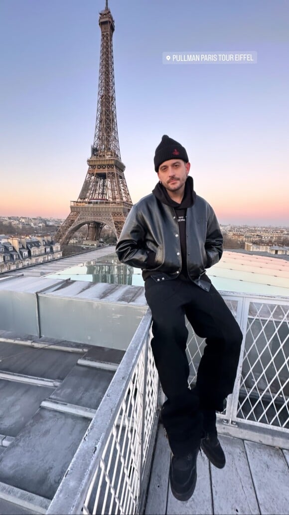 G-Eazy à Paris. Instagram. Le 7 février 2023.