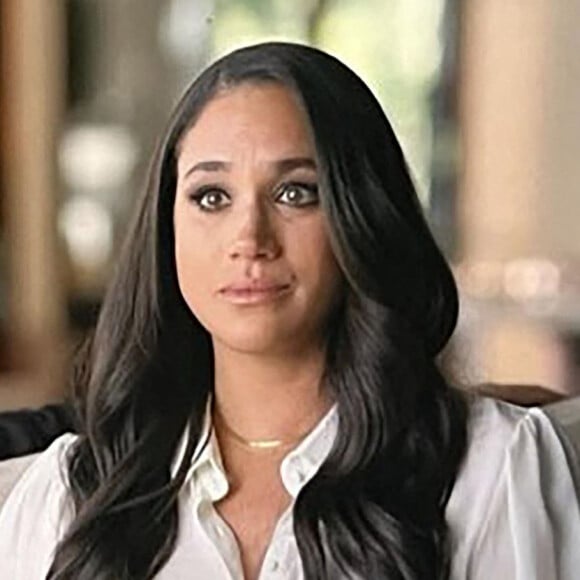 Meghan Markle, duchesse de Sussex, fond en larmes en évoquant les menaces de mort sur les réseaux sociaux dans le documentaire "Harry & Meghan" (Netflix). Los Angeles.