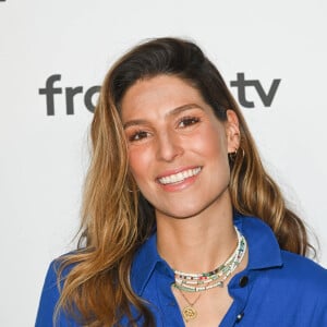 Laury Thilleman au photocall pour la conférence de presse de rentrée de France TV à la Grande Halle de la Villette à Paris, France, le 6 juillet 2022. © Coadic Guirec/Bestimage 