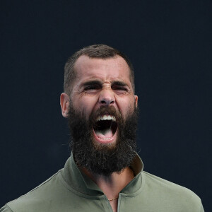 Benoît Paire face à Thiago Montero lors de l'Open d'Australie, le 18 janvier 2022.