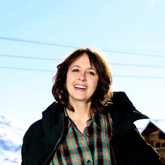 Valérie Bonneton au photocall du film "Juste Ciel" lors de la 26ème édition du festival international de comédie de l'Alpe d'Huez, à Huez, France, le 19 janvier 2023. © Dominique Jacovides/Bestimage 