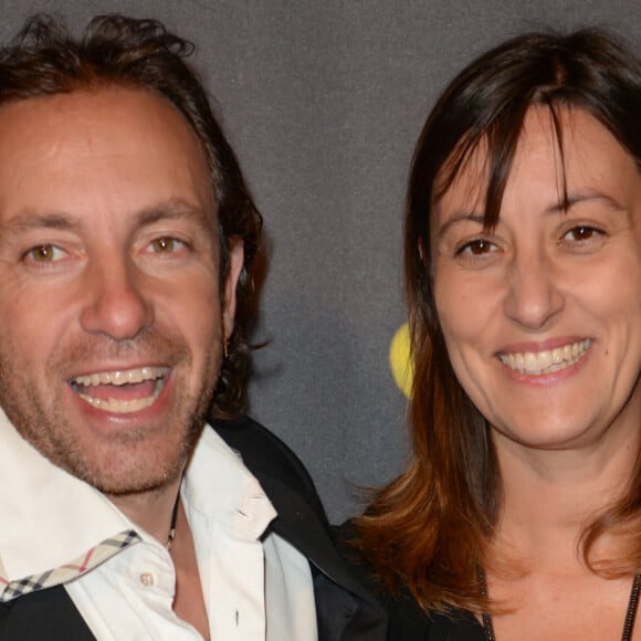 Philippe Candeloro et sa femme Olivia - Première de la comédie musicale "Cats" au théâtre Mogador à Paris, le 1er octobre 2015.