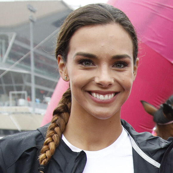 Marine Lorphelin Ambassadrice FitBit et Miss France 2013 à la 17ème édition d'Odyssea Paris à l'hyppodrome de Vincennes à Paris. Le 7 octobre 2018 © Marc Ausset-Lacroix / Bestimage 