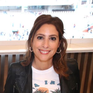 Léa Salamé au déjeuner de la finale Messieurs de France Télévision (jour 15) sur la terrasse de France Télévision lors des Internationaux de France de Tennis de Roland Garros 2022 à Paris, France, le 5 Juin 2022. © Bertrand Rindoff/Bestimage