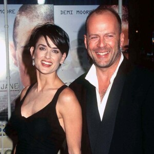 Bruce Willis et Demi Moore à Los Angeles.