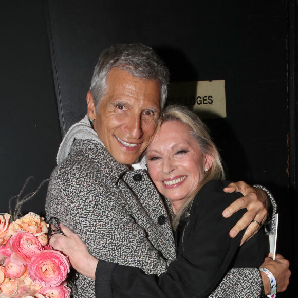 Exclusif - Nagui et Véronique Sanson - Coulisses du XVème gala pour la Fondation Recherche Alzheimer à l'Olympia à Paris le 14 mars 2022.  © Bertrand Rindoff/Bestimage 