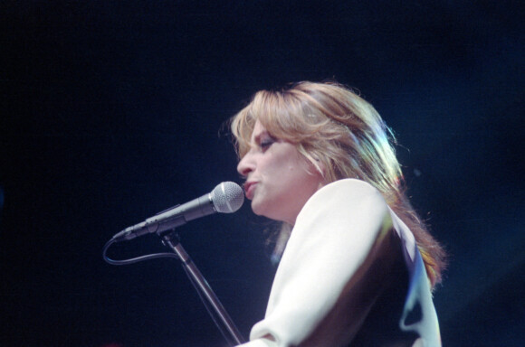 Veronique Sanson lors de son concert a l'Olympia en 1989. © Patrick Carpentier / Bestimage