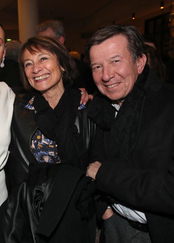 Exclusif - Gilles Pélisson (Pdg de TF1) et sa femme Sylvie lors de la soirée de Gala "Rodin - Ballet Julien Lestel", produit par "Alexandra Cardinale Opera Ballet Production" à la salle Pleyel à Paris, France, le 9 Février 2023. © Bertrand Rindoff / Veeren / Bestimage 