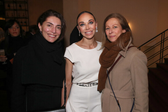 Exclusif - Caterina Murino, Alexandra Cardinale et Anne Gravoin lors de la soirée de Gala "Rodin - Ballet Julien Lestel", produit par "Alexandra Cardinale Opera Ballet Production" à la salle Pleyel à Paris, France, le 9 Février 2023. © Bertrand Rindoff / Veeren / Bestimage 