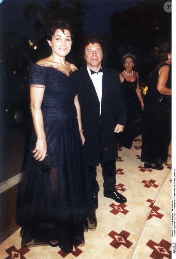 Richard Cocciante et sa femme Bal de La Croix Rouge en 1999 à Monaco