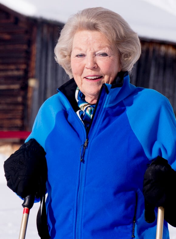 La princesse Beatrix des Pays-Bas - La famille royale des Pays-Bas en vacances dans la station de ski de Lech en Autriche. Le 23 février 2015