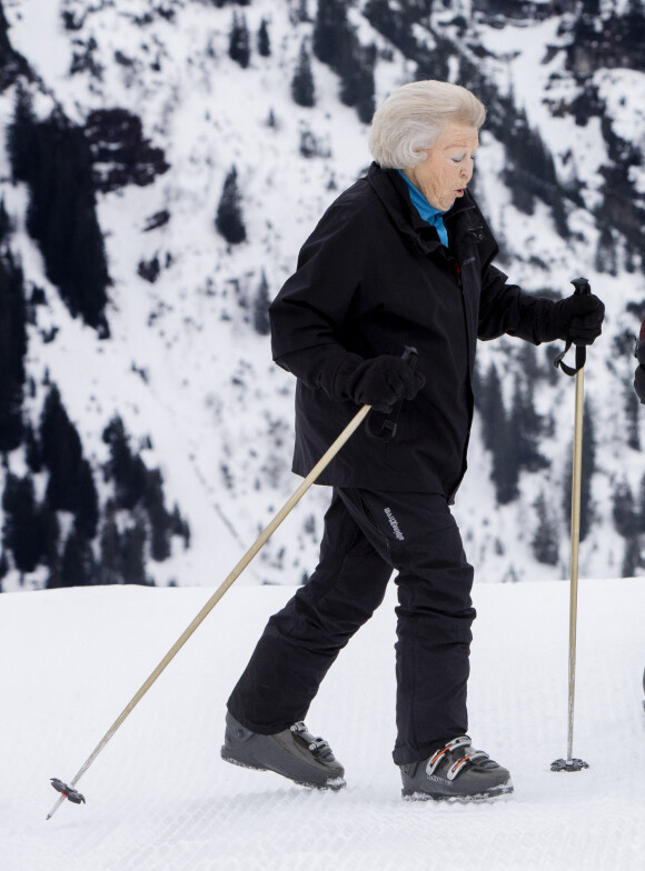 La princesse Beatrix des Pays-Bas lors d'un shooting photo aux sports d'hiver à Lech, Autriche le 25 février 2020. 