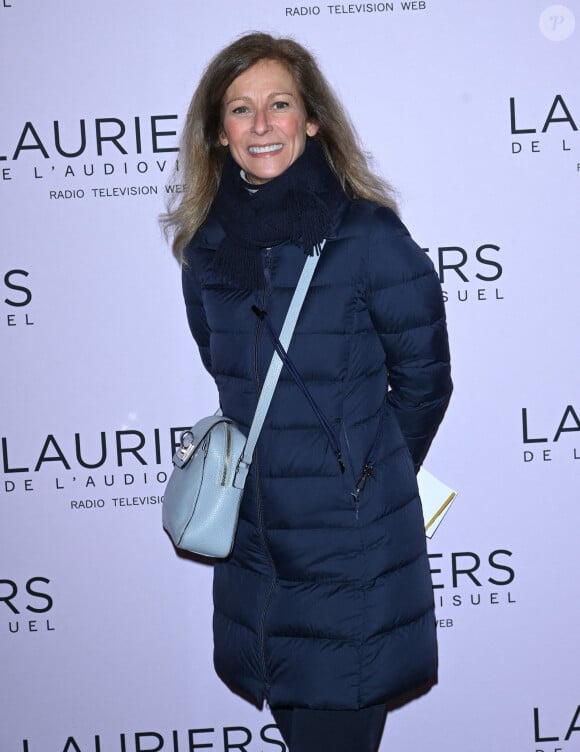 Anne Gravoin - 28ème cérémonie des Lauriers de l'Audiovisuel au théâtre Marigny à Paris le 20 février 2023 © Coadic Guirec/Bestimage