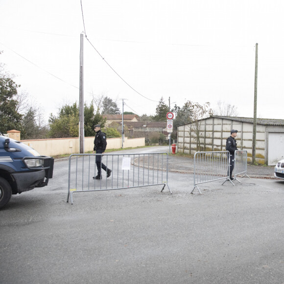 Illustration - Reconstitution de la disparition de Delphine Jubillar à Cagnac-les-Mines, Tarn le 13 décembre 2022. © Frédéric Maligne / Bestimage