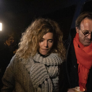 Emmanuelle Franck et Alexandre Martin, avocats de Cédric Jubillar - Reconstitution de la disparition de Delphine Jubillar à Cagnac-les-Mines, Tarn le 13 décembre 2022. © Frédéric Maligne / Bestimage