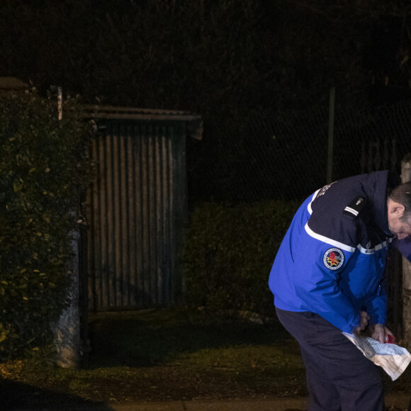 Illustration - Reconstitution de la disparition de Delphine Jubillar à Cagnac-les-Mines, Tarn le 13 décembre 2022. © Frédéric Maligne / Bestimage