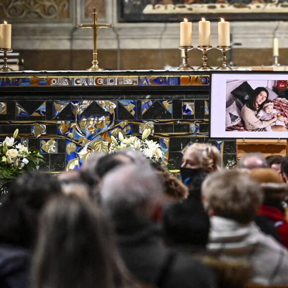 Un rassemblement religieux a lieu à la cathédrale d'Albi, France, le 8 janvier 2022, à l'initiative de la soeur et d'une amie de Delphine Jubillar. © Thierry Breton/Panoramic/Bestimage