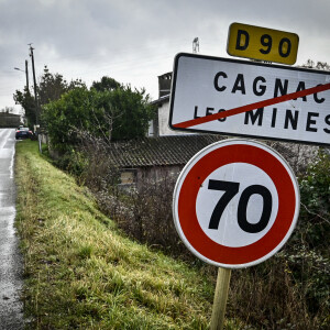 Vue générale de la maison de Delphine Jubillar à Cagnac les Mines, FRance, le 8 janvier 2022. © Thierry Breton/Panoramic/Bestimage