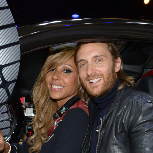 David et Cathy Guetta - People a la soiree Renault au mondial de l' auto a la porte de Versailles a Paris Le 27 septembre 2012 