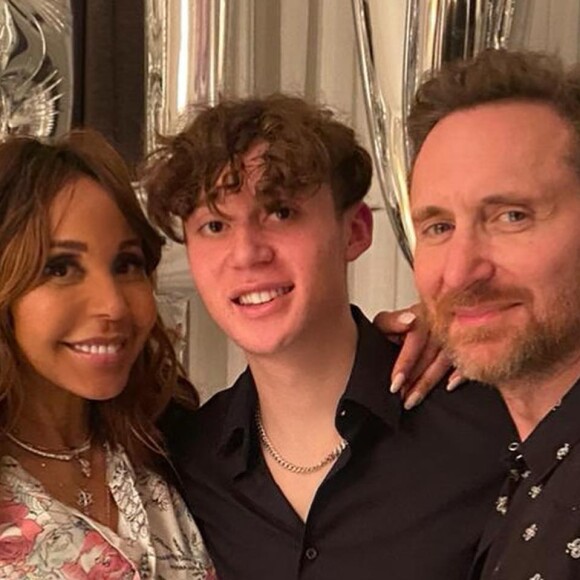 Cathy Guetta avec Elvis et David Guetta