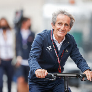 Alain Prost - Essais du Grand Prix de Monaco le 22 mai 2021.