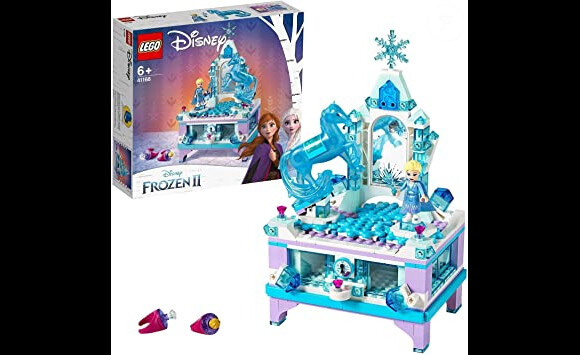 Votre enfant va pouvoir ranger tous ses bijoux dans ce jeu de construction Lego Disney Princess la boîte à bijoux d'Elsa