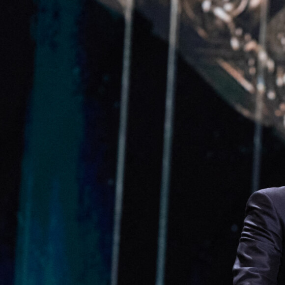 Virginie Efira, Brad Pitt - David Fincher reçoit un César d'honneur lors de la 48ème édition des César à l'Olympia à Paris le 24 février 2023 © Olivier Borde / Dominique Jacovides / Bestimage 