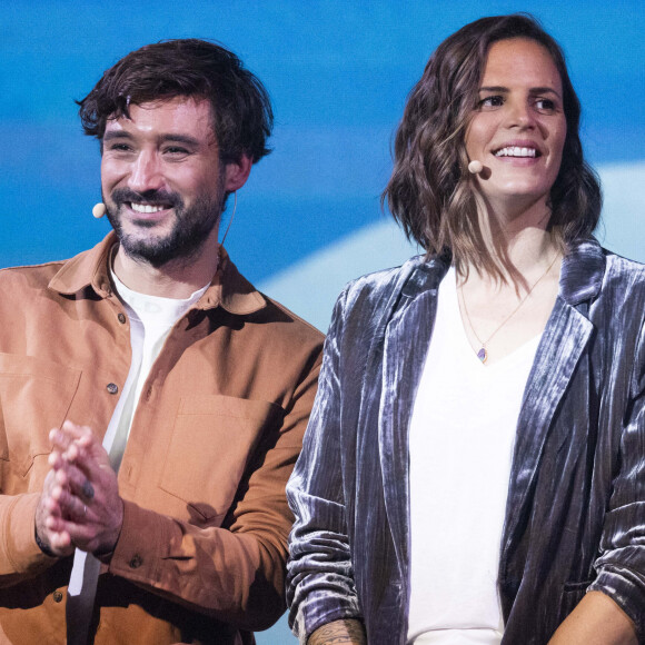 Laure Manaudou et Jérémy Frérot s'affichent amoureux sur Instagram
Exclusif - - Jeremy Frerot et sa femme Laure Manaudou - Surprises - Enregistrement de l'émission "La Chanson secrète 11" à Paris