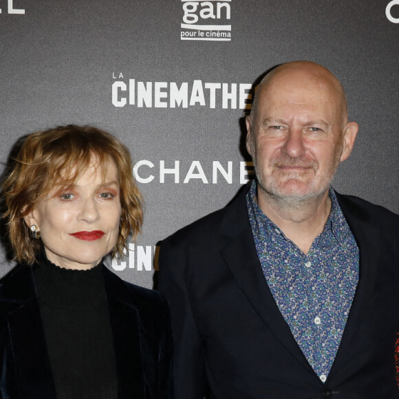 Caroline Michel-Aguirre, Isabelle Huppert, Jean-Paul Salomé, Maureen Kearney - Avant-première du film "La syndicaliste"à la Cinémathèque Bercy à Paris. Le 27 février 2023 © Marc Ausset-Lacroix / Bestimage