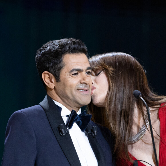 Jamel Debbouze, Monica Bellucci - 48e cérémonie des César à l'Olympia à Paris le 24 février 2023 © Borde / Jacovides / Bestimage