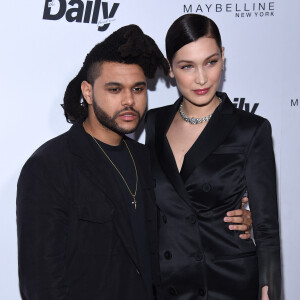 The Weeknd et sa compagne Bella Hadid au photocall des Los Angeles Fashion Awards 2016 à l'hôtel Sunset Tower le 20 mars 2016. © Lisa O'Connor via ZUMA Wire / Bestimage