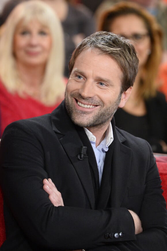Le comédien suisse poursuit une très belle carrière à la télévision notamment
Thomas Jouannet - Enregistrement de l'émission "Vivement Dimanche" à Paris le 8 janvier 2014