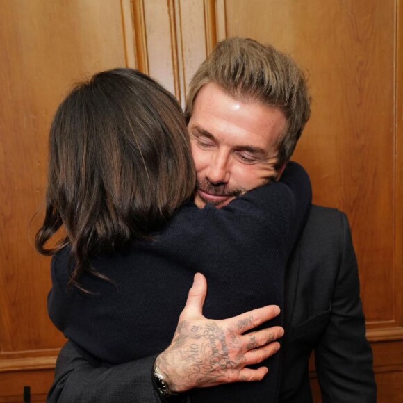 Elle a eu droit au soutien de nombreux proches, et de tous les membres de sa famille.
David Beckham - Victoria Beckham soutenue par ses proches lors de son défilé prêt-à-porter automne-hiver 2023-2024 au Val de Grace. Le 3 mars 2023.