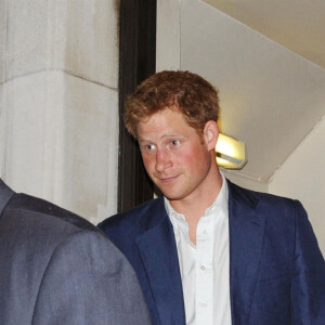 Le prince Harry - Soirée "The Dark Knight Rises" au Freemason's Hall. Londres. Le 19 juillet 2012.