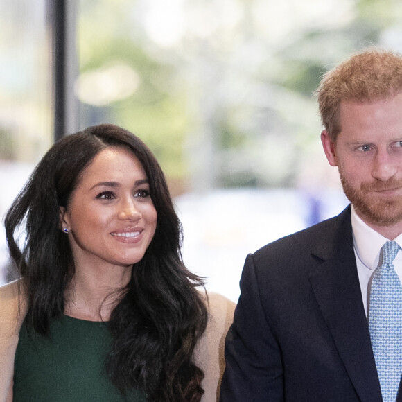 Le prince Harry, duc de Sussex, et Meghan Markle, duchesse de Sussex, arrivent à la cérémonie des WellChild Awards à Londres le 15 octobre 2019.