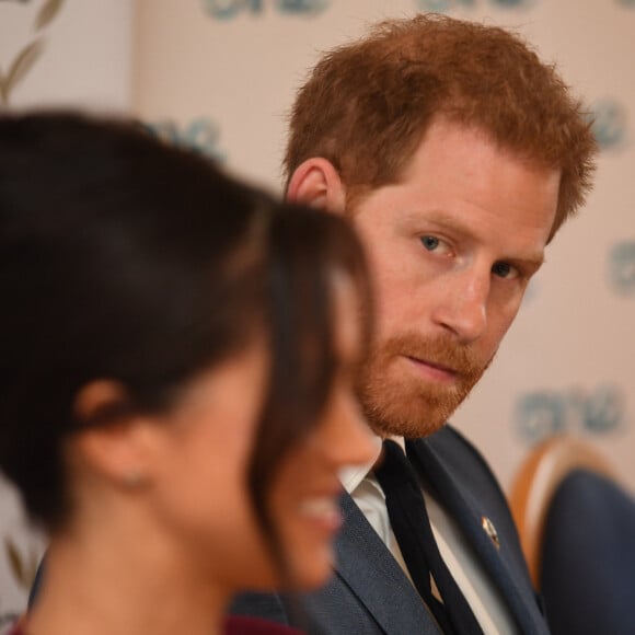 Le prince Harry et Meghan Markle participent à une réunion sur l'égalité des genres avec les membres du Queen's Commonwealth Trust et du sommet One Young World au château de Windsor.