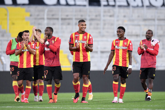 Ignatius Ganago - Lens bat le PSG (1 - 0) en match de Ligue 1. Lens. Le 10 septembre 2020.