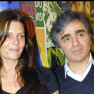 Chiara Mastroianni et Ronald Chammah - Vernissage de l'exposition "Divas Italia, âge d'or, mythes et réalités du cinéma italien à Paris en 2009