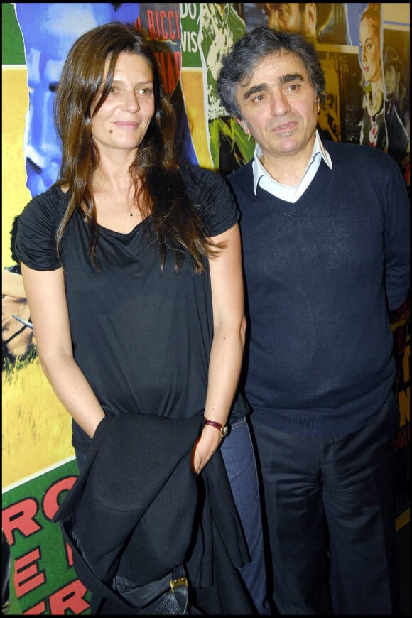 Chiara Mastroianni et Ronald Chammah - Vernissage de l'exposition "Divas Italia, âge d'or, mythes et réalités du cinéma italien à Paris en 2009