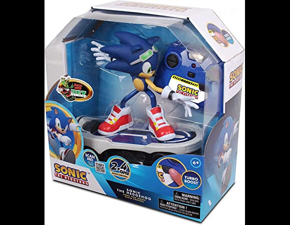 Votre enfant va pouvoir faire avancer à toute vitesse Sonic avec cette figurine Sonic Free Rider de Zappies