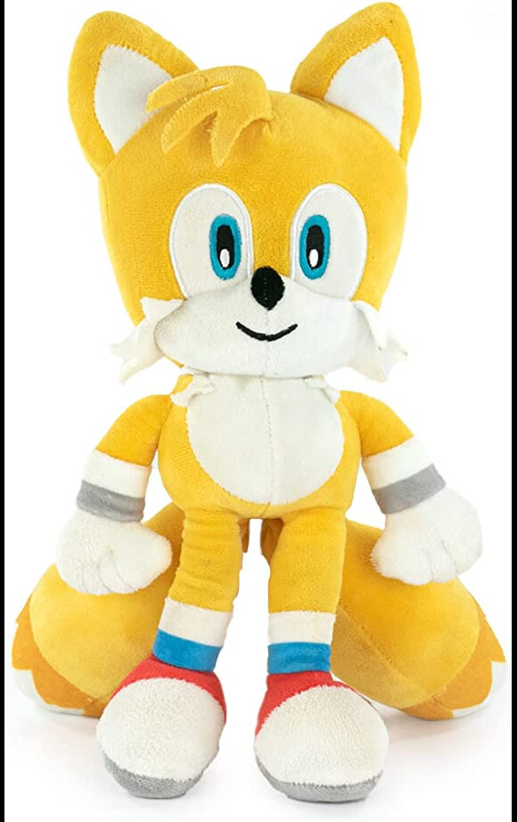 Le meilleur ami de Sonic attend les câlins de votre enfant avec cette peluche Tails Miles Prower Sonic de Petoske
