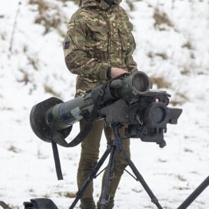 Catherine (Kate) Middleton, princesse de Galles, lors de sa première visite au 1er Bataillon Irish Guards depuis qu'elle est devenu colonel, dans la zone d'entraînement de la plaine de Salisbury, dans le Wiltshire, Royaume Uni, le 8 mars 2023, depuis sa nomination comme colonelle de l'Irish Guards par le roi d'Angleterre. 